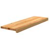 vidaXL Traptreden 16 st 80x30x2 cm massief eikenhout lichtbruin