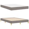 vidaXL Boxspringbed met matras Taupe 160 x 200 cm Stof