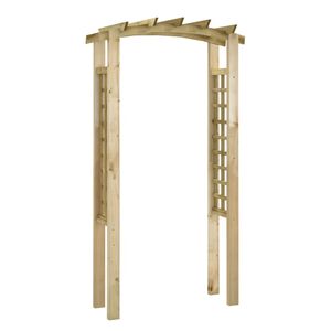 vidaXL Tuinboog 110x60x210 cm ge&iuml;mpregneerd massief grenenhout