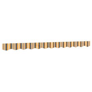 vidaXL Vervangingsdoek voor luifelrok gestreept 300 cm geel en grijs