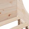 vidaXL Bedframe zonder matras massief grenenhout 90x200 cm