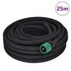 vidaXL Druppelslang 0,6'' 25 m rubber zwart