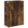 vidaXL Paraplu Standaard Gerookt eiken 40 x 20 x 55,5 cm Bewerkt hout