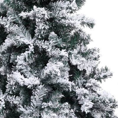 vidaXL Kunstkerstboom met sneeuw 150 cm groen
