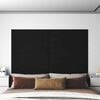 vidaXL Wandpanelen 12 st 1,62 m&sup2; 90x15 cm fluweel zwart