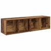 vidaXL Tv-meubelset 2 st Oud Hout Bewerkt hout