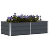 vidaXL Plantenbak Antraciet 160 x 80 x 45 cm Staal