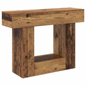 vidaXL Oudhout 101 x 30 x 74 cm