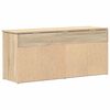 vidaXL Schoenenbank 102x30,5x45 cm bewerkt hout sonoma eikenkleurig