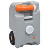 vidaXL Watertank op wielen 25 L grijs