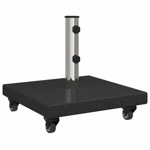 vidaXL Parasolvoet 30 kg Zwart Graniet Vierkant