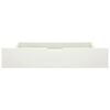 vidaXL Bedframe met 2 lades massief grenenhout wit 180x200 cm