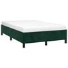 vidaXL Bedframe zonder matras 120x200 cm fluweel donkergroen