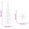 vidaXL Kerstdecoratie kerstboom 180 cm massief grenenhout