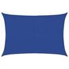 vidaXL Zonnezeil 160 g/m&sup2; rechthoekig 3,5x5 m HDPE blauw