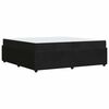 vidaXL Bedframe met matras Zwart 200 x 200 cm Stof