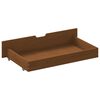 vidaXL Bedframe met 2 lades massief grenenhout honingbruin 100x200 cm