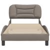 vidaXL Bedframe zonder matras "Hvar" 80x200 cm stof taupe