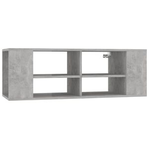 vidaXL Tv-wandmeubel 102x35x35 cm bewerkt hout betongrijs