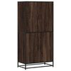 vidaXL Hoge kast 68x35x139 cm bewerkt hout bruin eikenkleurig
