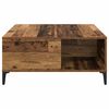 vidaXL Salontafel Oud Hout 80 x 80 x 36,5 cm Bewerkt hout