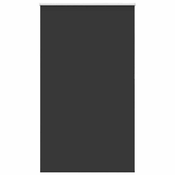 vidaXL Rolgordijn verduisterend 135x210 cm stofbreedte 131,6 cm zwart