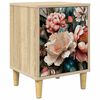 vidaXL Nachtkastje BORNE Sonoma Eiken 36 x 33 x 50 cm Bewerkt hout