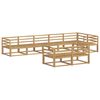 vidaXL Buiten bankenset 8 pcs Wit 404 x 166,5 x 73 cm