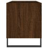 vidaXL Platenkast 85x38x48 cm bewerkt hout bruin eikenkleur