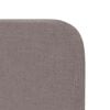 vidaXL Hoofdbord oor Taupe 80 x 16 x 4 cm Stof
