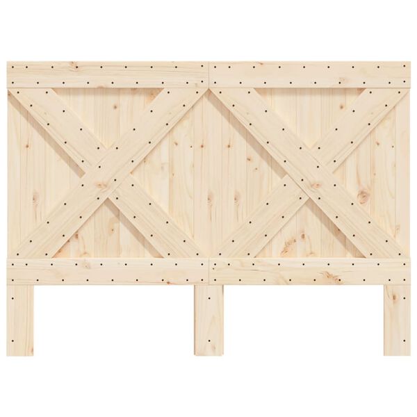 vidaXL Hoofdbord 140x104 cm massief grenenhout