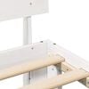 vidaXL Bedframe met hoofdeinde Wit 160 x 200 cm Massief grenenhout