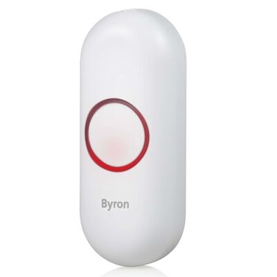Byron Draadloze deurbelset draagbaar Wit