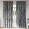 vidaXL Velvet Gordijnen met gordijnen 2 pcs Grijs 245 x 140 cm Fluweel