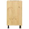 vidaXL Kast met lade Honing 40 x 46 x 81,5 cm Massief grenenhout