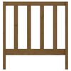 vidaXL Hoofdbord 106x4x100 cm massief grenenhout honingbruin