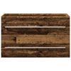 vidaXL Badkamertenk te kast met lade 2 pcs Oud Hout 80 x 38,5 x 48 cm