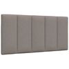 vidaXL Bed met matras "Hanko" stof taupe 100x200 cm
