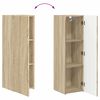 vidaXL Tv-meubelset Wandgemonteerd 3 pcs Sonoma Eiken Bewerkt hout