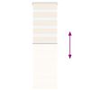 vidaXL Zebra Blind 50x150 cm stofbreedte 55,9 cm polyester marmerbeige