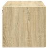 vidaXL Wandkast 80x42,5x40 cm bewerkt hout sonoma eikenkleurig