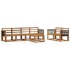vidaXL Buiten bankenset 6 pcs Naturel Massief Acaciahout