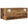vidaXL TV-meubel 60x31x25,5 cm bewerkt hout oud houtkleurig