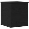vidaXL Opslagdoos Zwart Eiken 40 x 42 x 46 cm Bewerkt hout