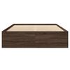 vidaXL Bedframe zonder matras bewerkt hout bruin eikenkleur 140x200 cm