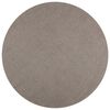 vidaXL Vloerkleden Rond LUGO Cr&egrave;me en Taupe &Oslash; 160 CM Polyester