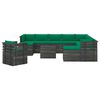 vidaXL 12-delige Loungeset pallet met kussens massief grenenhout