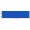 vidaXL Balkonscherm 75x300 cm HDPE blauw