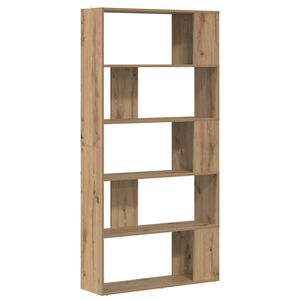 vidaXL Boekenkast Artisan Eiken 80 x 24 x 159 cm Bewerkt hout