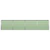 vidaXL Plantenbak Pastelgroen 480 x 50 x 45 cm Gegalvaniseerd staal
